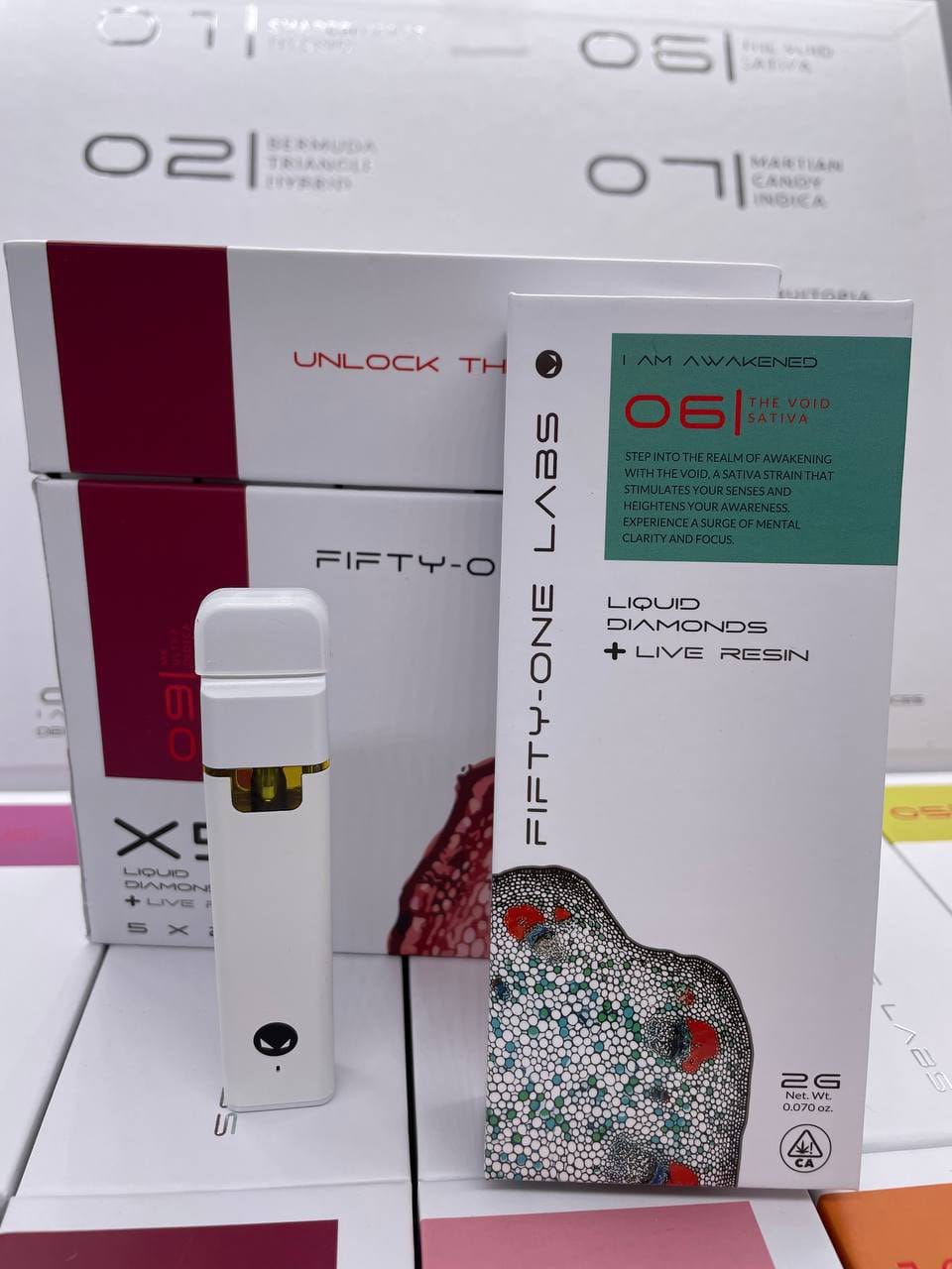 FIFTY ONE LABS 2G VAPE-LIQUID DIAMONDS+LIVE RESIN