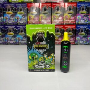 GAS HOUSE X PACKWOODS 2G LIQUID DIAMODS+LIVE RESIN DISPOSABLE