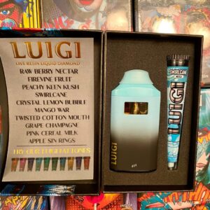LUIGI 2G LIVE RESIN LIQUID DIAMOND/INFUSED CANNABIS PRE ROLL VAPE