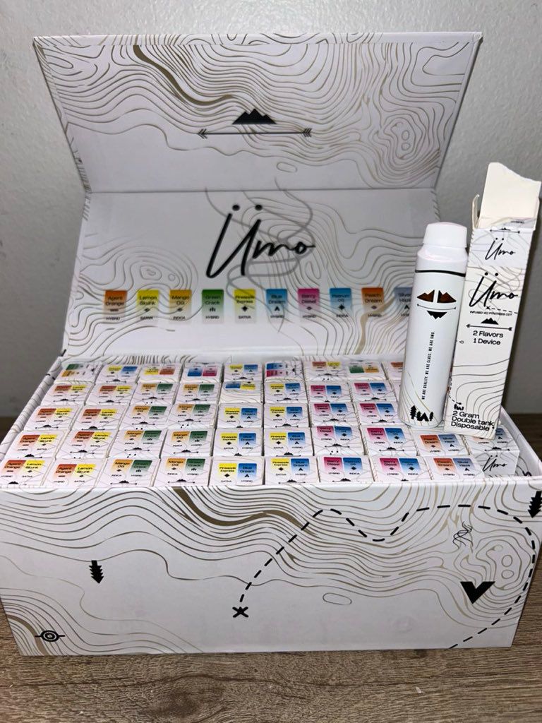 UMO 2 GRAM DUAL TANK DISPOSABLE/INFUSED WITH PYNTREES CDT