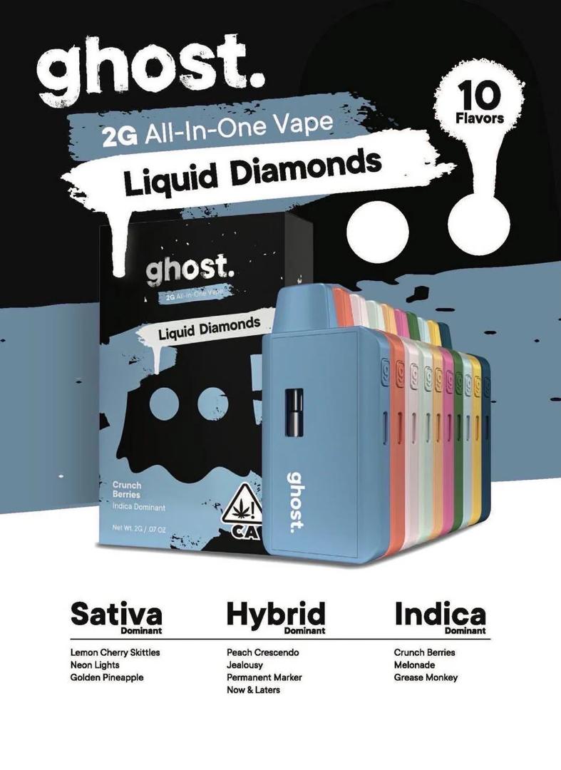 Ghost 2G All-In-One Liquid Diamonds Vape