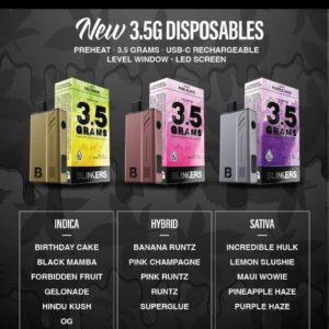 Blinkers Preheat 3.5 Grams Premium Disposable