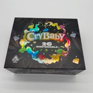 CRYBABY BOTTLE 2G DISPOSABLE – LIVE RESIN LIQUID DIAMONDS W/ GUMBALLS (LIQUID DIAMOND INFUSED)
