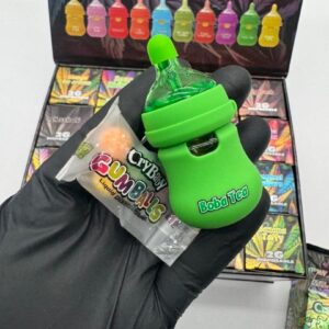 CRYBABY BOTTLE 2G DISPOSABLE – LIVE RESIN LIQUID DIAMONDS W/ GUMBALLS (LIQUID DIAMOND INFUSED)