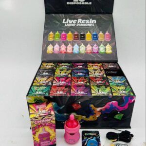 CRYBABY BOTTLE 2G DISPOSABLE – LIVE RESIN LIQUID DIAMONDS W/ GUMBALLS (LIQUID DIAMOND INFUSED)