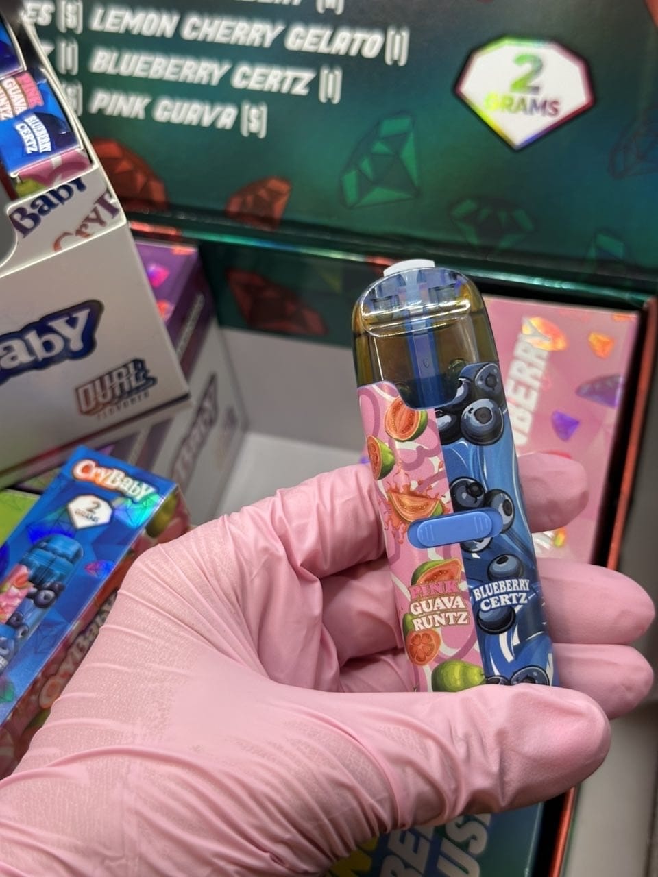 CryBaby 2G Dual-Flavored Disposable(Liquid Diamonds+Live Resin)