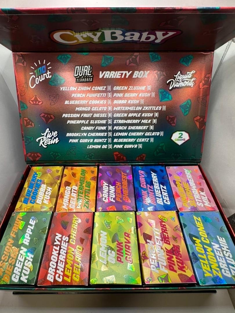 CryBaby 2G Dual-Flavored Disposable(Liquid Diamonds+Live Resin) - Image 2
