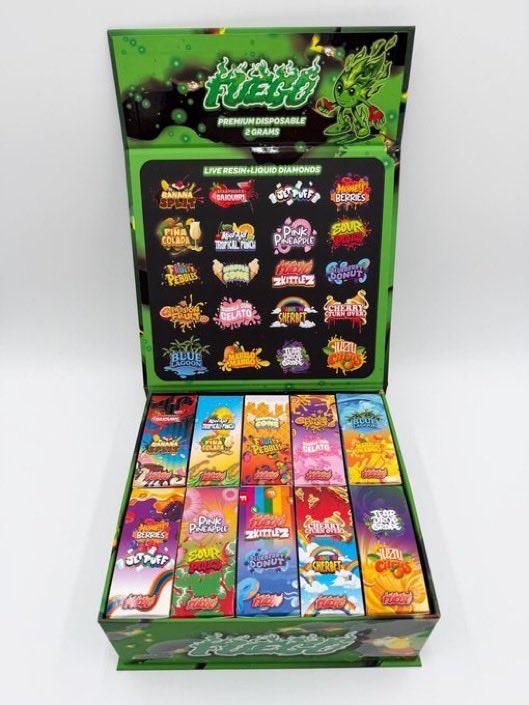 Fuego Premium 2 Gram Disposable Dual Chamber-Live Resin+Liquid Diamonds