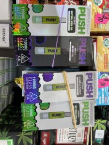 Push 1 Gram Glass Tank Live Resin Vape