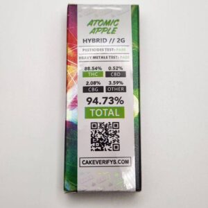 Cake 2G Liquid Diamond X Cyro Live Resin Disposable Vape